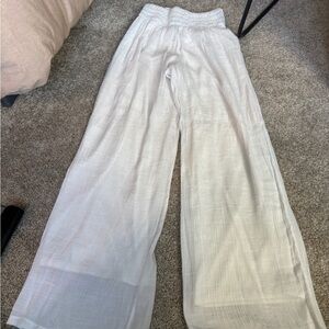 $3 | 3 for $10 Women's White Wide-Leg Pants